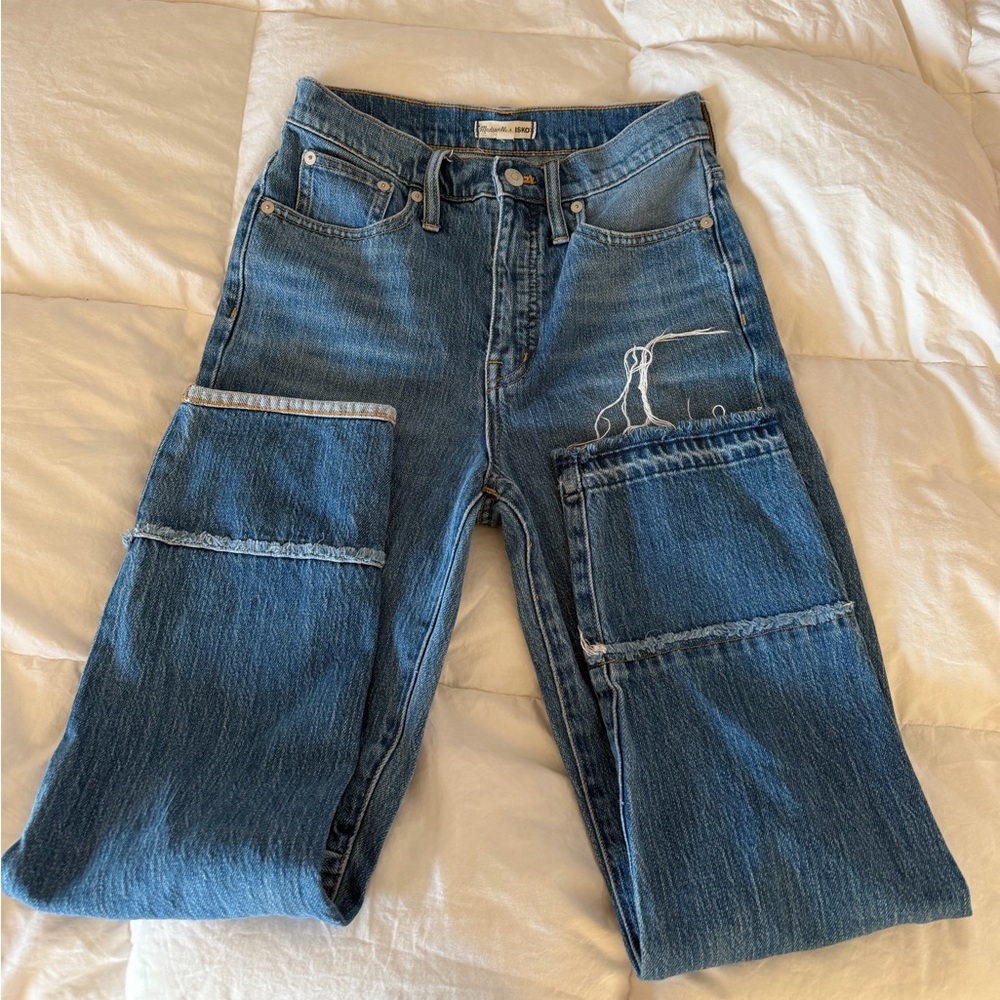 Madewell x ISKO Patchwork Denim Jeans